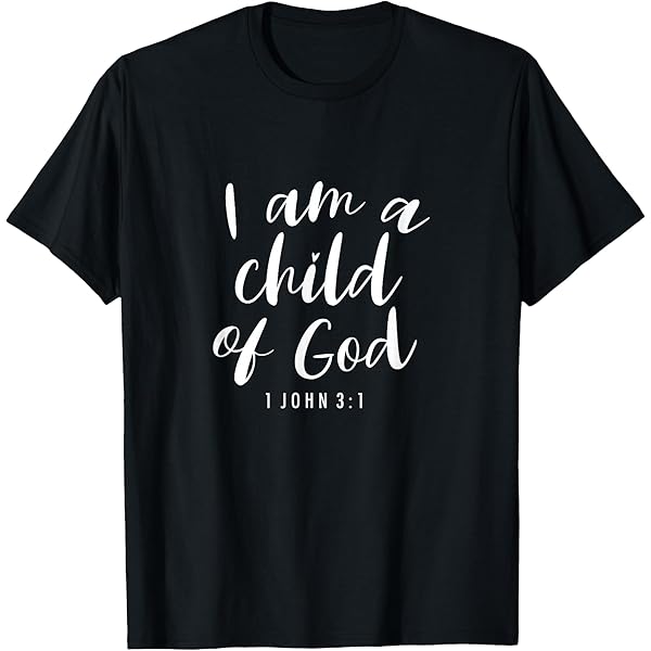 Home child of god printed shirt
