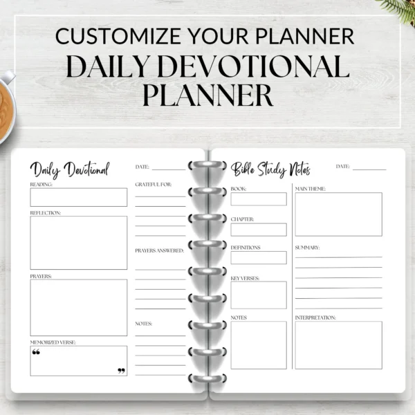 daily devotional planner
