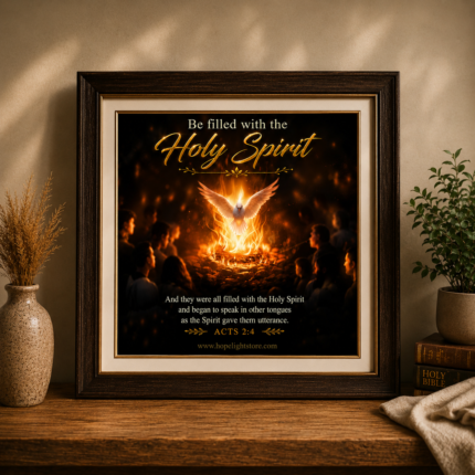 be filled with the holy spirit – premium christian bookmark