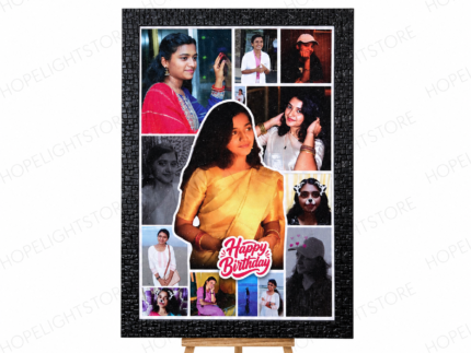 Personalized Birthday Photo Frame – Custom Name, Photo & Birthday Message