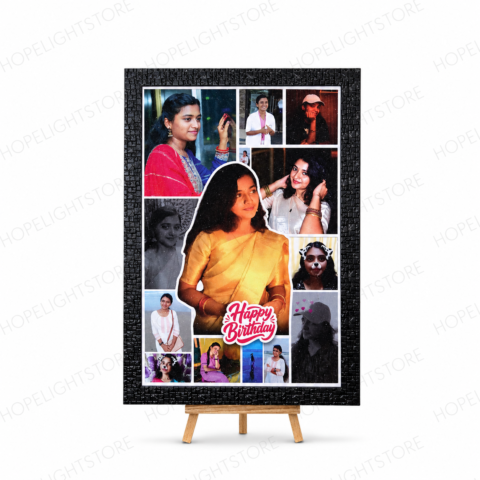Personalized Birthday Photo Frame – Custom Name, Photo & Birthday Message