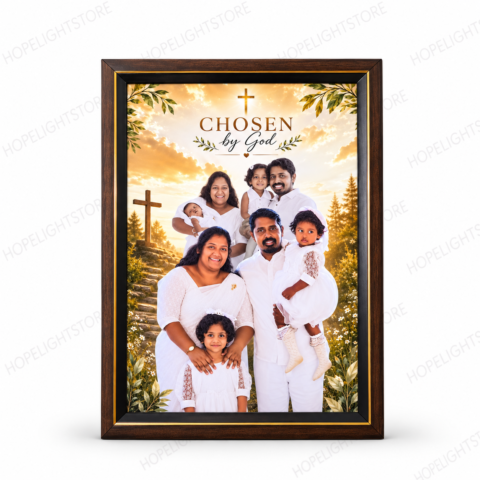 Family Name + Joshua 24:15 Frame – Christian Wall Art