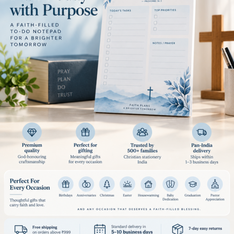Christian Faith To-Do Notepad