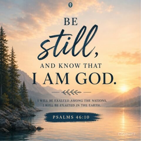 Be Still & Know Canvas Print