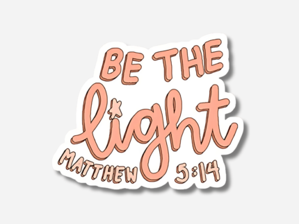 Be the Light | Matthew 5:14 | Fridge Magnet | Hopelightstore