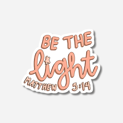 Be the Light | Matthew 5:14 | Fridge Magnet | Hopelightstore