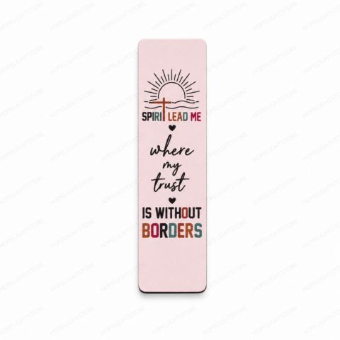 Faith Christian Bookmark – “Spirit Lead Me” Inspirational Bible Bookmark
