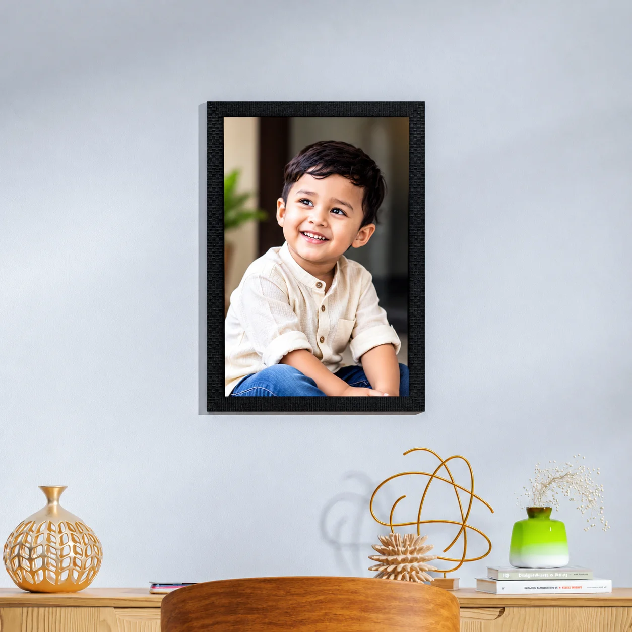 12×18 Inch Custom Photo Frame – Personalized Photo Print with Premium Black Frame - Image 2