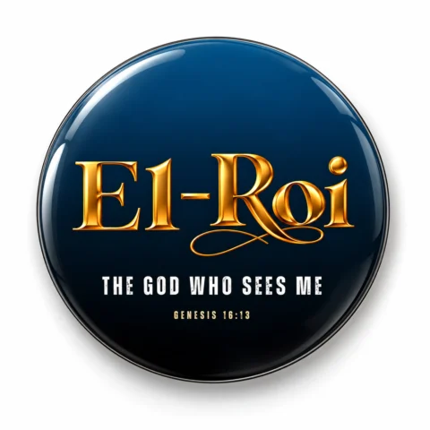 El-Roi Bible verse Fridge Magnet – The God Who Sees Me | Genesis 16:13